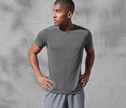 Функциональная рубашка Tchibo, хизер серый