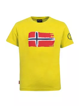 Функциональная рубашка Trollkids Funktionsshirt Oslo, цвет sun yellow