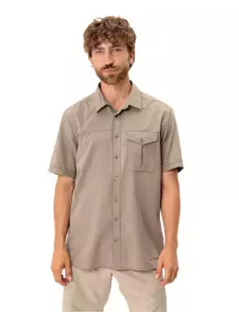 Функциональная рубашка VAUDE "MEN'S ROSEMOOR SHIRT II", с нагрудным карманом, цвет Linen Uni