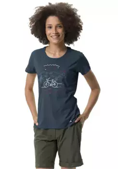 Функциональная рубашка VAUDE "ЖЕНСКАЯ ФУТБОЛКА ВЕЛОСИПЕДНИКА V", цвет Dark Sea Uni