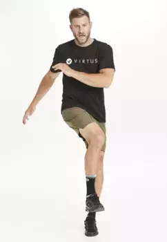 Функциональная рубашка Virtus "ЭДВАРДО" с быстросохнущей технологией QUICK DRY, черный