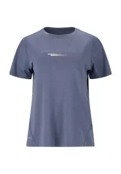 Функциональная рубашка WANGE MELANGE с инновационной технологией QUICK DRY ENDURANCE, цвет Serenity Blue