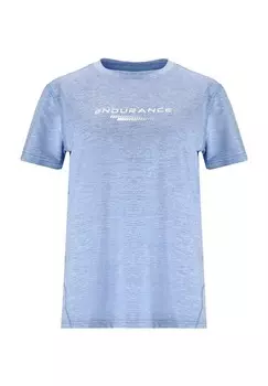 Функциональная рубашка WANGE MELANGE с инновационной технологией QUICK DRY ENDURANCE, цвет Azurine