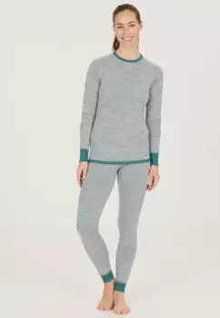 Функциональная рубашка WHISTLER "Binna" с высоким содержанием шерсти мериноса, серый