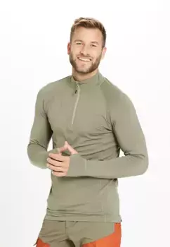 Функциональная рубашка WHISTLER "Bosco", с содержанием шерсти, хаки