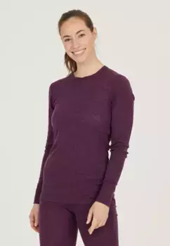 Функциональная рубашка WHISTLER "Мелрой" из согревающей шерсти мериноса, бордовый