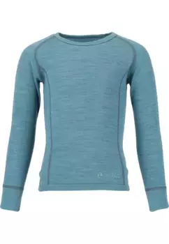 Функциональная рубашка ZIGZAG "Шерсть Паттани" с высоким содержанием шерсти мериноса, синий