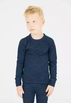 Функциональная рубашка ZIGZAG "Шерсть Паттани" с высоким содержанием шерсти мериноса, синий