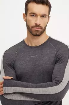 Функциональная рубашка ZoneKnit 200 с длинными рукавами Icebreaker, серый