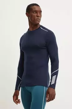 Функциональная шерстяная рубашка LIFA MERINO с длинными рукавами. Helly Hansen, темно-синий