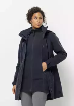Функциональное пальто 3-в-1 Jack Wolfskin "OTTAWA COAT", синий
