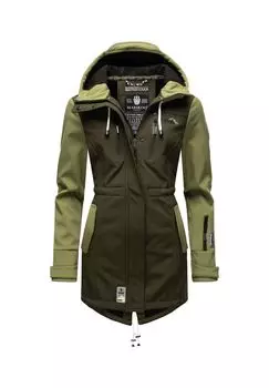 Функциональное пальто цвета коричной козы MARIKOO, цвет Dark Olive Olive