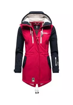 Функциональное пальто цвета коричной козы MARIKOO, цвет Fuchsia Navy