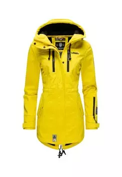 Функциональное пальто цвета коричной козы MARIKOO, желтый