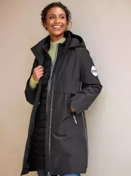 Функциональное пальто Heine 3-в-1, черный