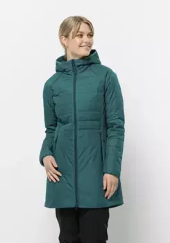 Функциональное пальто Jack Wolfskin "LAPAWA INS COAT W", зеленый