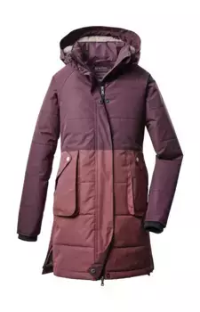 Функциональное пальто Killtec "KOW 185 GRLS CT", цвет Dunkelros