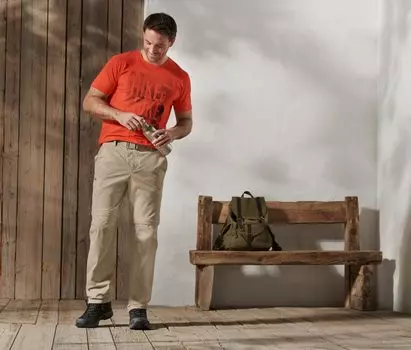 Функциональные брюки 2 в 1 Tchibo, бежевый