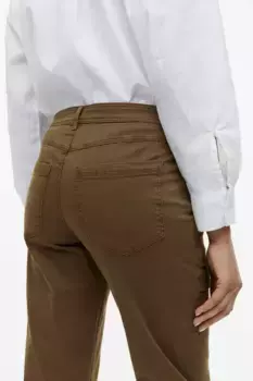 Функциональные брюки из габардина H&M, зеленый