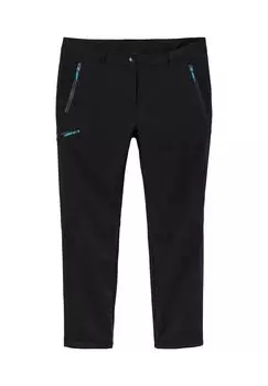 Функциональные брюки из софтшелла, водонепроницаемые и ветронепроницаемые sheego, черный