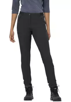 Функциональные брюки Jack Wolfskin "GEIGELSTEIN SLIM PANTS W", очень дышащие, черный