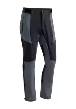 Функциональные брюки Maier Sports "Kerid Mix M", прочные трекинговые брюки из функционального материала, серый
