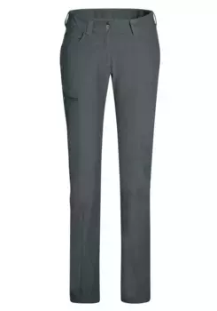 Функциональные брюки Maier Sports "Tillit W slim", приталенные, теплые, очень эластичные, быстросохнущие, серый
