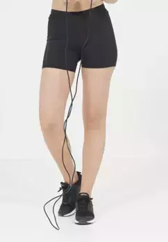 Функциональные колготки ENDURANCE "MAHANA SHORT" с инновационной технологией QUICK DRY, черный