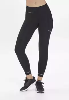 Функциональные колготки ENDURANCE "THADEA POCKET XQL", с практичным боковым карманом для мобильного телефона, черный