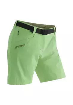 Функциональные шорты Maier Sports "Lulaka Shorts", женские шорты, короткие походные брюки, уличные брюки с 4 карманами, стандартного кроя, зеленый