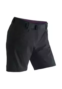 Функциональные шорты Maier Sports "Lulaka Shorts", женские шорты, короткие походные брюки, уличные брюки с 4 карманами, стандартного кроя, черный
