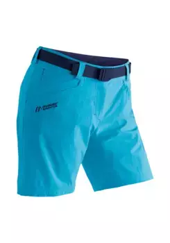 Функциональные шорты Maier Sports "Lulaka Shorts", женские шорты, короткие походные брюки, уличные брюки с 4 карманами, стандартного кроя, синий