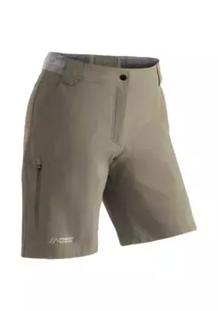 Функциональные шорты Maier Sports "Norit Short W", женские шорты, короткие уличные брюки, бермуды с 5 карманами, стандартный крой, бежевый