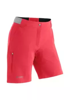 Функциональные шорты Maier Sports "Norit Short W", женские шорты, короткие уличные брюки, бермуды с 5 карманами, стандартный крой, красный