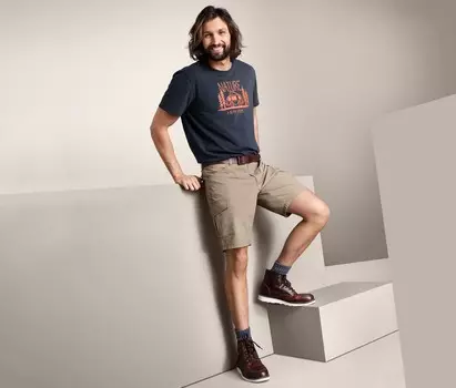 Функциональные шорты Tchibo, песочного цвета