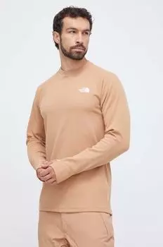 Функциональный драглайн с длинным рукавом The North Face, коричневый