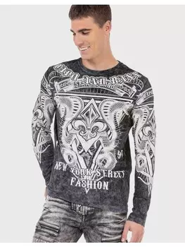 Функциональный лонгслив Cipo & Baxx, черный