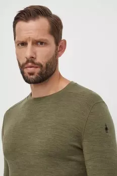 Функциональный лонгслив Classic Thermal Merino Smartwool, зеленый