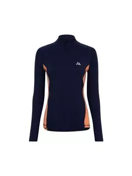 Функциональный лонгслив DANISH ENDURANCE, цвет navy/peach