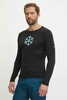 Функциональный лонгслив для защиты нашей зимы Icebreaker, черный