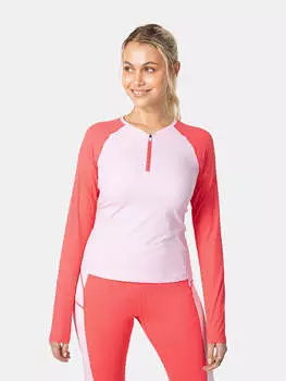 Функциональный лонгслив KARI TRAA, цвет rosa/rot