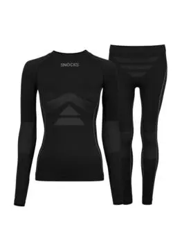 Функциональный лонгслив SNOCKS, черный