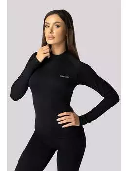 Функциональный лонгслив Spaio, черный