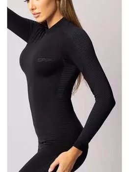 Функциональный лонгслив Spaio, черный