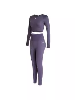 Функциональный лонгслив YEAZ, фиолетовый