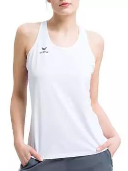 Функциональный топ erima, цвет weiss/slate grey/bio lime