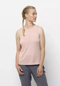 Функциональный топ Jack Wolfskin "PRELIGHT TANK W", розовый