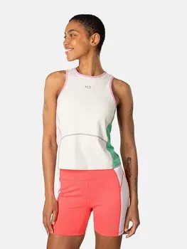 Функциональный топ KARI TRAA, цвет creme/rosa/grn