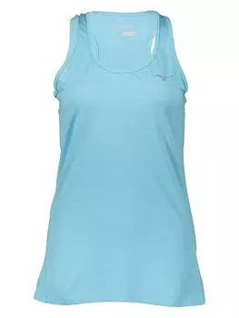 Функциональный топ Mizuno, светло-синий