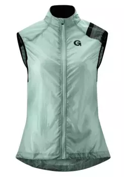 Функциональный жилет Gonso "VARONE", очень легкий и 100% ветрозащитный, зеленый